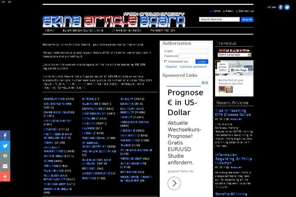 Site using Article-directory-redux plugin