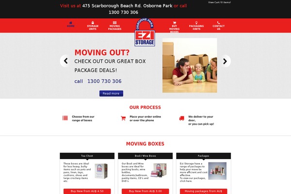 ezistorage.com.au site used Ezistorage