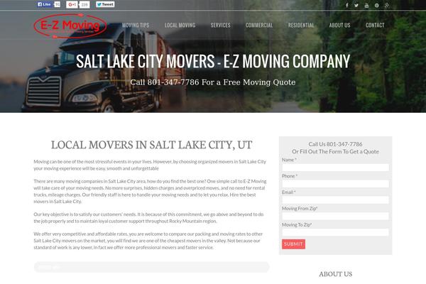 Vela theme site design template sample