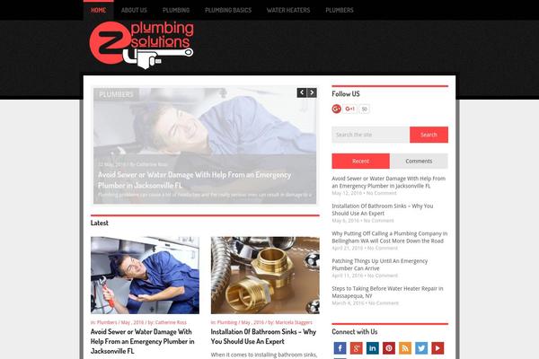 Hotnews theme site design template sample