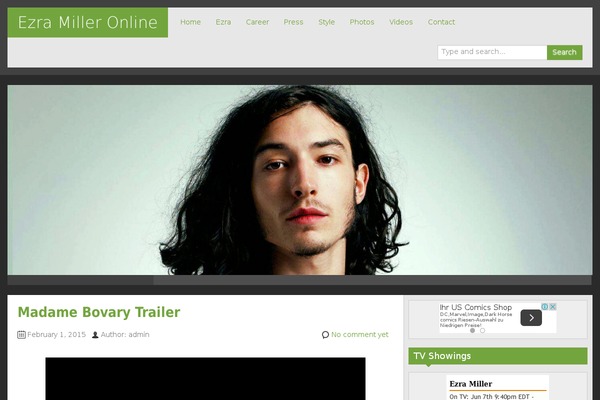 zAlive theme site design template sample