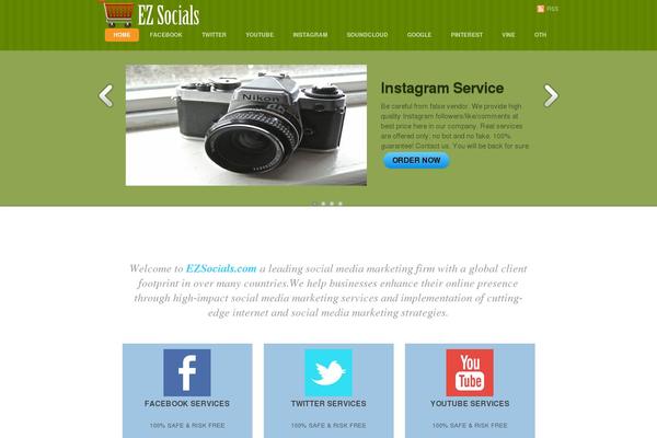 Bizco theme site design template sample