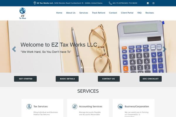 Consulting-child theme site design template sample