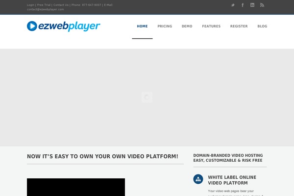 Site using Cool Timeline plugin