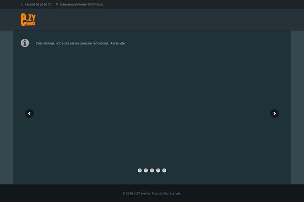 Zephyr-child theme site design template sample
