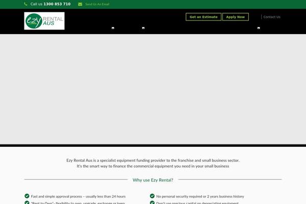 Rental theme site design template sample
