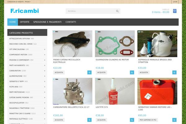 OXY theme site design template sample