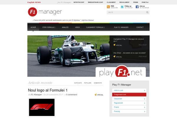 f1manager.ro site used Sportsline