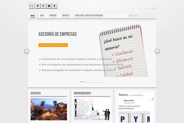 Balance theme site design template sample