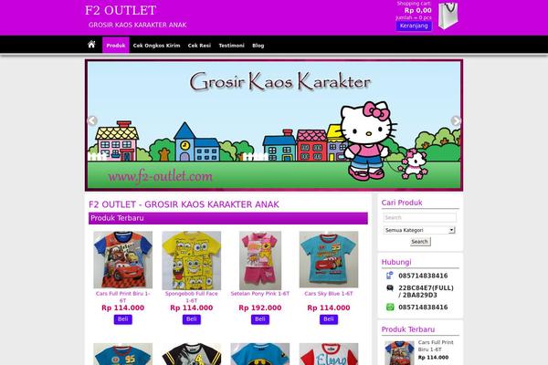 Pasaraya theme site design template sample