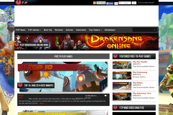 f2p.com site used Mmo-responsive