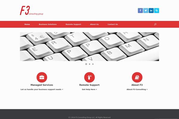 Vantage theme site design template sample