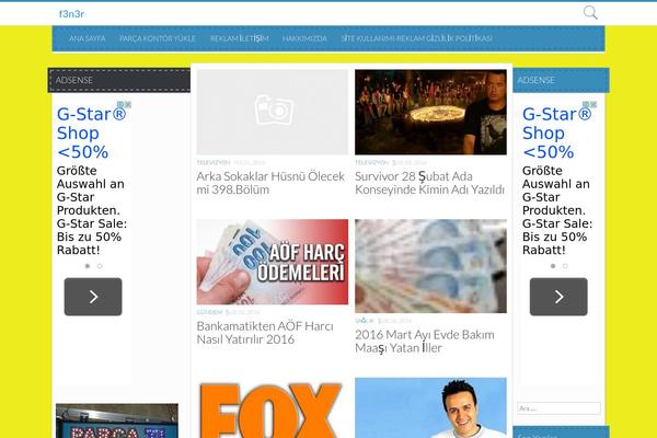 Times theme site design template sample