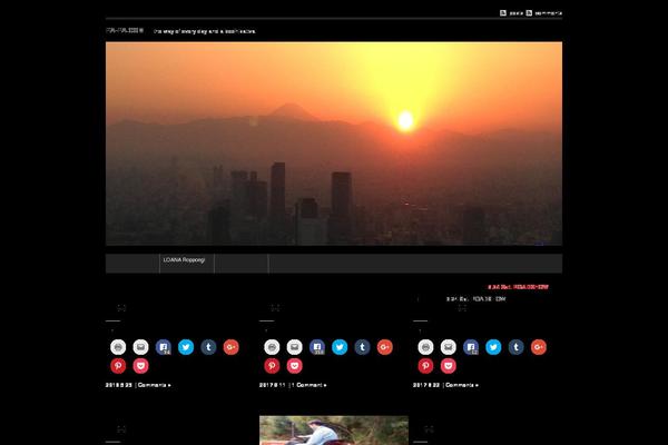Site using Tweet Blender plugin