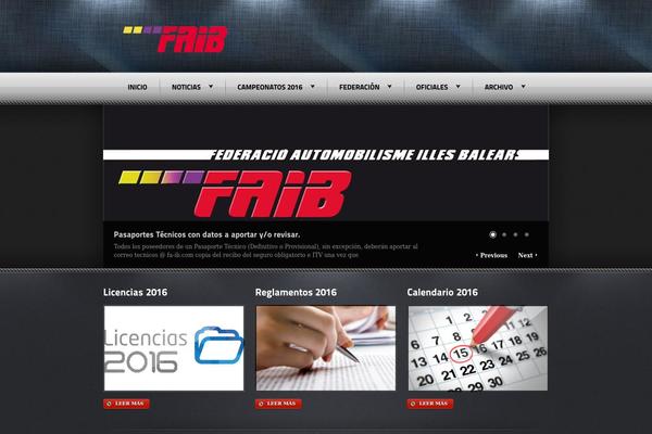 Radial theme site design template sample