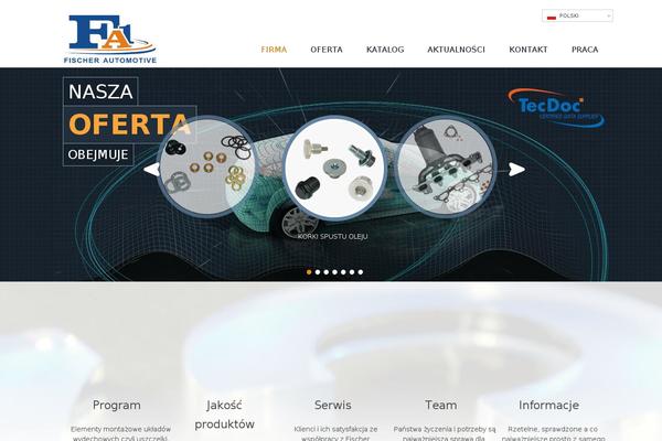 Onepage theme site design template sample