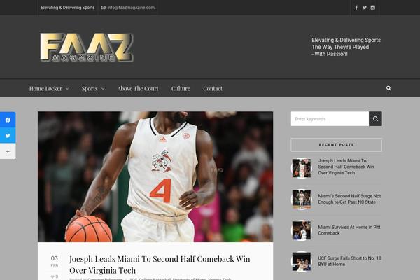 Highend Child theme site design template sample