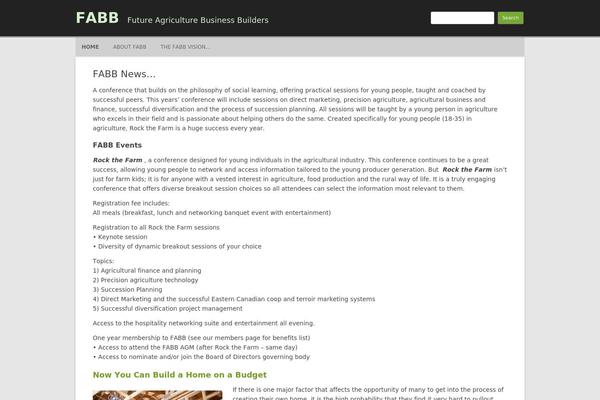 RCG Forest theme site design template sample