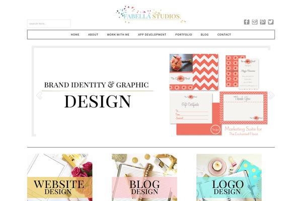 Fun theme site design template sample