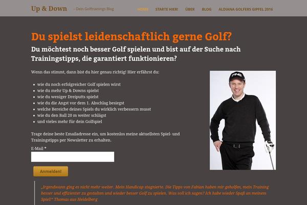 Bloggo theme site design template sample