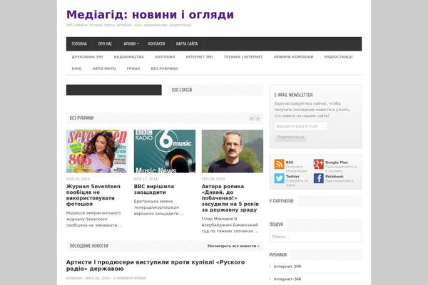 Publisherthemesjunkie theme site design template sample