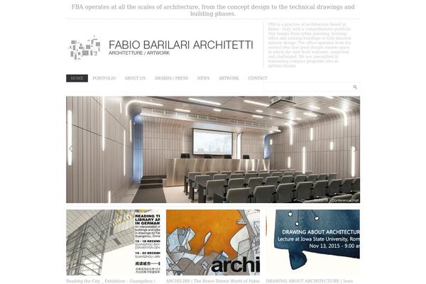 fabiobarilari.com site used Architektthemeresponsive