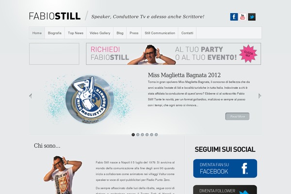 Minimal theme site design template sample