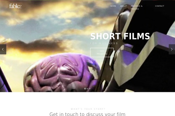 Story theme site design template sample