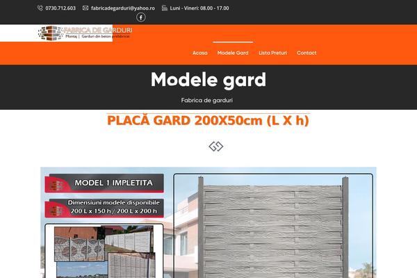 fabricadegarduri.ro site used Induxter
