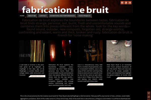 Parabola theme site design template sample