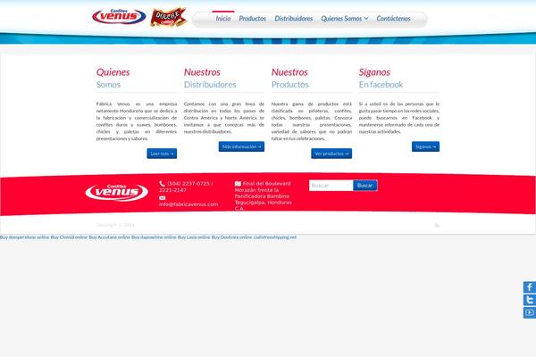 Sintia theme site design template sample