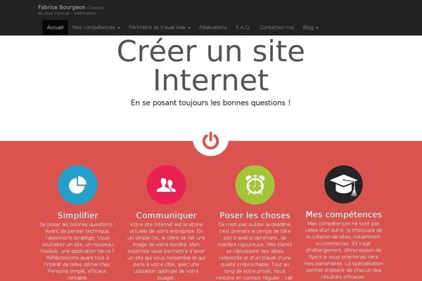 Ward theme site design template sample