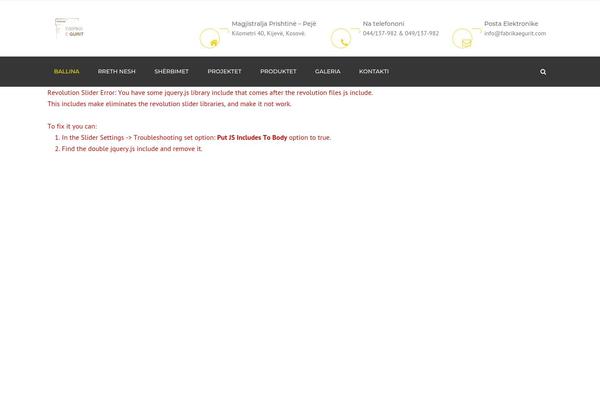Site using Enable-jquery-migrate-helper plugin