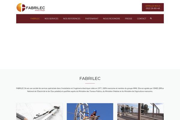 Industrial theme site design template sample