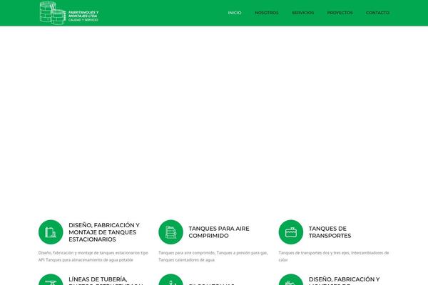 Constructo theme site design template sample