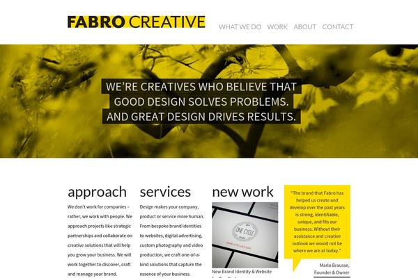 fabrocreative.com site used Oceano