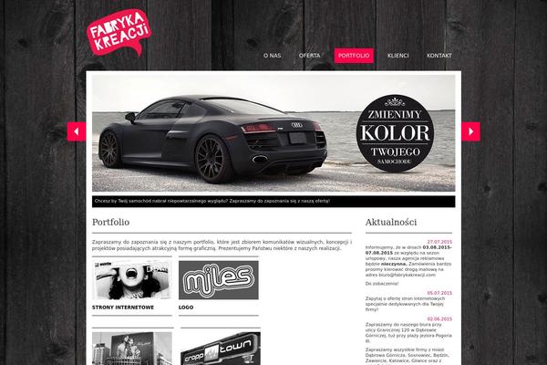 fabrykakreacji.com site used Fabryka