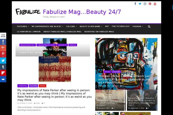 Click-mag theme site design template sample