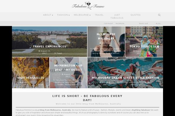 Valenti theme site design template sample