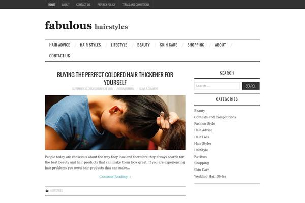Fashionistas theme site design template sample