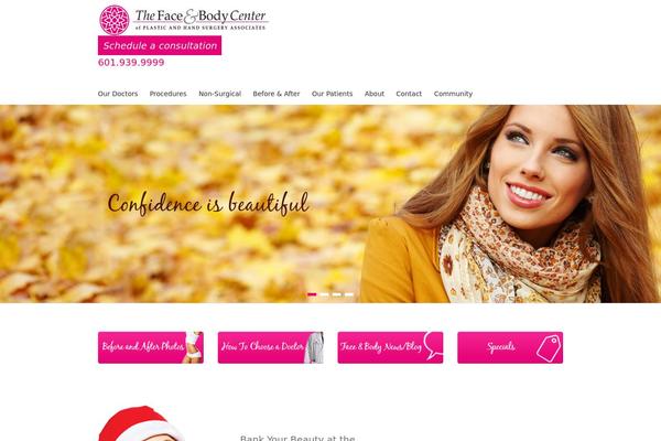 Esteem theme site design template sample