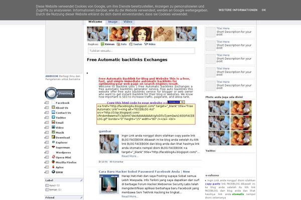Site using Subscribers Text Counter plugin