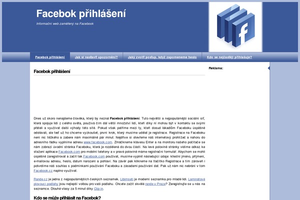 11-modra-facebook theme site design template sample