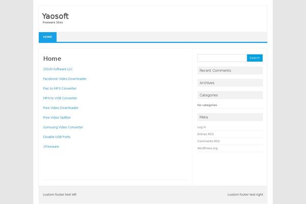 Iconic One theme site design template sample