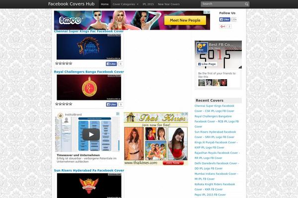 facebookcovershub.com site used Thecovers