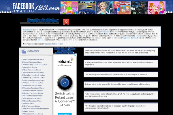 Patus theme site design template sample