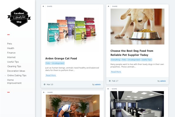 Pluto theme site design template sample