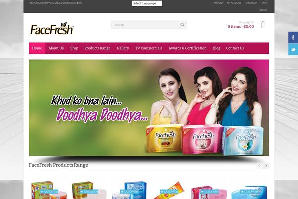 OXY theme site design template sample