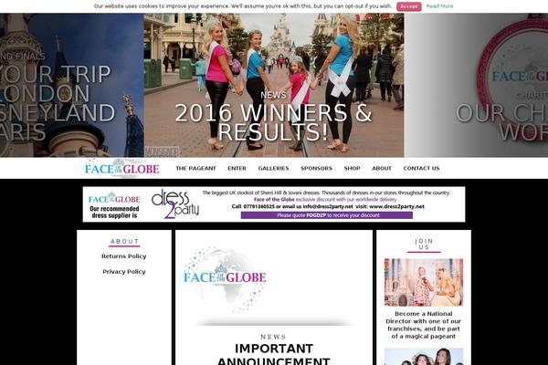 Site using Twiget Twitter Widget plugin