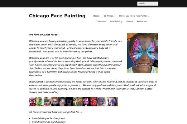 Make theme site design template sample